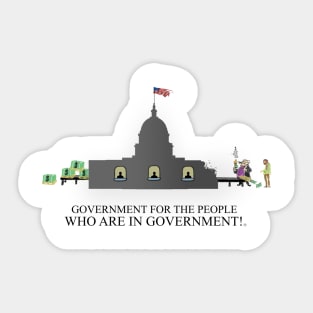 Government Curruption Sticker